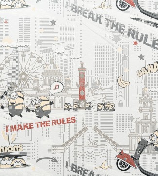 20187-01 Обои декор. в.в. Миньоны 10м*1,06м/9 20187-01 Обои дек