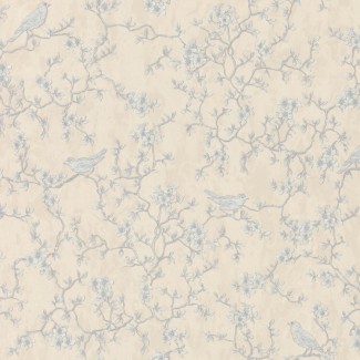 Обои изящные веточки на бежевом фоне Euro Decor виниловые Edem  арт.7165-02 Обои изящные вето