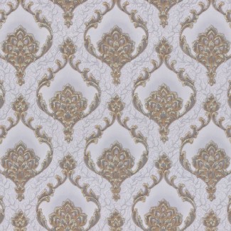 Обои Дамаск серый