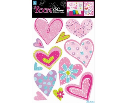 RDA 9306 (сердечки с блестками)