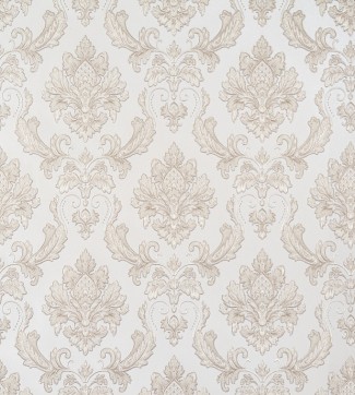 Обои бжевые Дамаск виниловые Симона арт. 10577-02 Обои бжевые Дамас