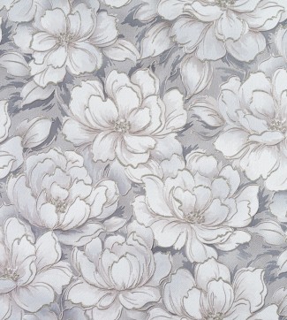 Обои серые цветы Артекс Виола арт. 10640-05 Обои серые цветы