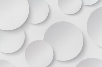 Обои виниловые белые геометрия Артекс Круги арт. 10360-01 Белые обои с геом