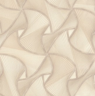 Обои бежевые с геометрическим рисунком Euro Decor виниловые Evolution арт. 7111-17 Обои виниловые бе