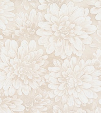 Обои бежевые флизелиновые с цветами Freedom  "Хризантемы" арт 10469-03 Обои бежевые флиз
