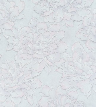 Обои цветы на голубом фоне Freedom Флориан арт. 10683-03 Обои цветы на гол