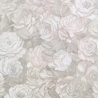 Обои виниловые серые цветы Benefit 6 арт. 60117-02 Обои виниловые се