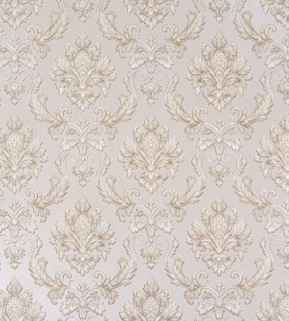 Обои бжевые Дамаск виниловые Симона арт. 10577-04 Обои бжевые Дамас