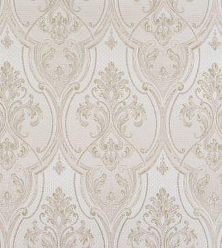 Обои виниловые бежевый дамаск Jasper Летиция арт. 10553-02 Обои виниловые бе