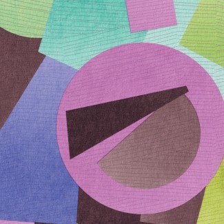 Обои зеленый с геометрическим принтом Евро Декор винил Forma арт. 6011-18 Обои зеленый с ге