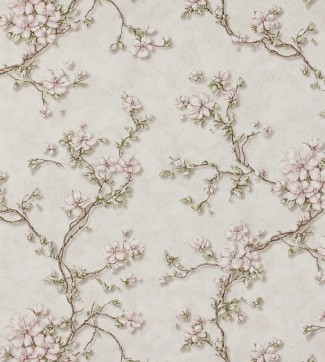 Обои бежевые с цветами сакуры Артекс винил Сакура арт. 10210-03 Обои виниловые бе