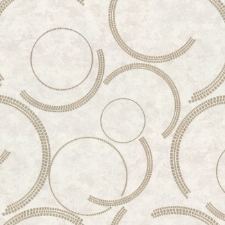 Обои кольца на бежевом фоне Ornamy Diva арт. 8035-01 Обои кольца на бе