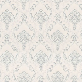 Обои Дамаск белый
