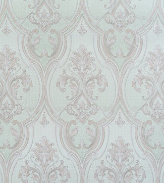 Обои виниловые зёленый дамаск Jasper Летиция арт. 10553-04 Обои виниловые зё