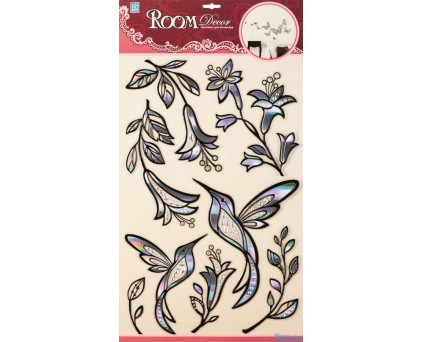 6808 POA Стикеры колибри галограмма