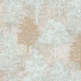 Обои деревья на зелёном фоне Euro Decor виниловые Altai арт.9108-10 Обои деревья на з