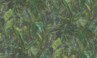 Обои с зелеными крупными листьями Erismann виниловые Instawalls 2 арт. 12054-07 Обои виниловые с