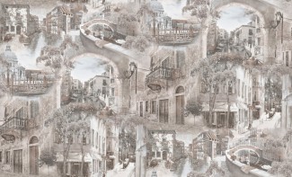 Обои бежевые Антураж виниловые Castello арт. 168406-13 Бежевые виниловые