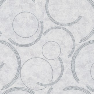 Обои кольца на сером фоне Ornamy Diva арт. 8035-11 Обои кольца на се