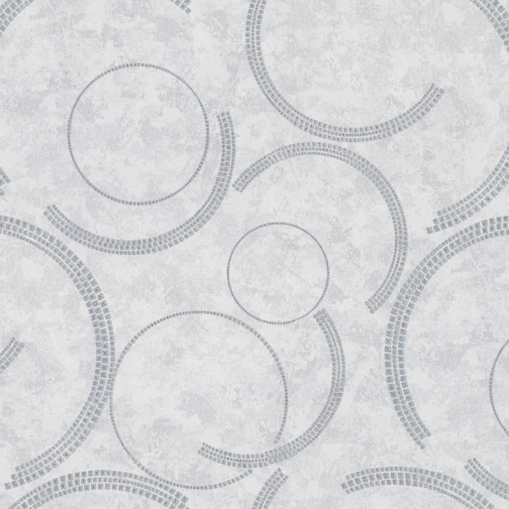 Обои кольца на чёрном фоне Ornamy Diva арт. 8035-22