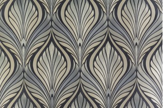 Обои черные флизелиновые графика Артекс Иоланта арт.10322-05 Черные флизелинов