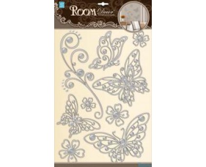 POA 5802 (бабочки ажурные серебро)