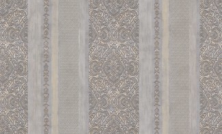 Обои с классическим рисунком и полосами виниловые OVK Design Арабика арт. 10334-03 Обои с рисунком д