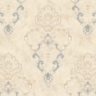 9156-01 Rococo Обои Винил Горячего Тиснения Дамаск 9156-01 Rococo Об