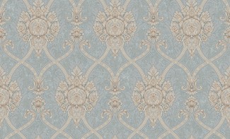 Обои голубые Бенефит виниловые на флизелиновой основе - Benefit арт. 60010-06 Голубые виниловые