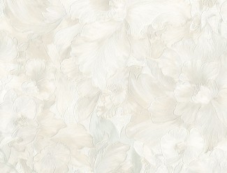 Обои белые с крупными цветами Евро Декор винил Laguna арт. 8009-01 Белые виниловые о