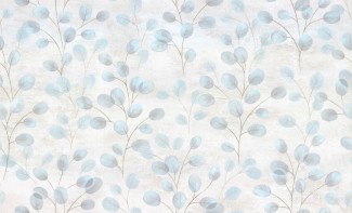 Обои голубые с из