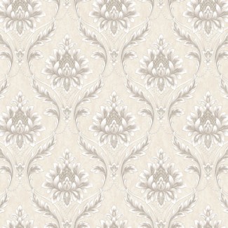 Обои бежевые дамаск Sicilia виниловые арт. NA8699-23 Обои бежевые дама