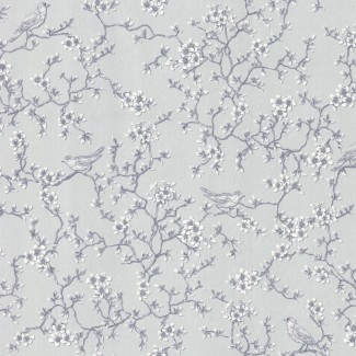 Обои изящные веточки на сером фоне Euro Decor виниловые Edem  арт.7165-25 Обои изящные вето