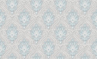 Обои голубые дамаск Erismann виниловые Marseille арт. 60154-05 Обои голубые вини