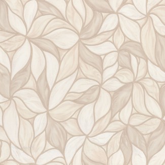 Обои крупные цветы на бежевом фоне Euro Decor виниловые Fractal арт. 7144-01 Обои крупные цвет