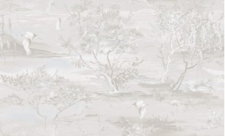 Обои белые с изображением природы SIRPI винил Пейзаж арт. 10372-03 Обои белые вимнил